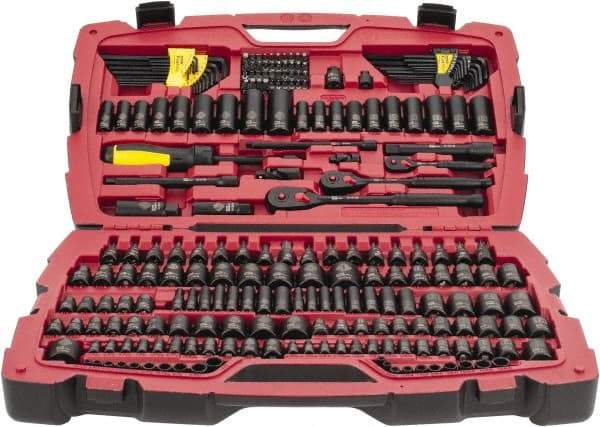 Stanley - 229 Piece Mechanic's Tool Set - Comes in Blow Mold Box - First Tool & Supply