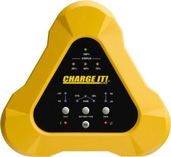 Solar - 6/12 Volt Automatic Charger - 6 Amps/2 Amps - First Tool & Supply