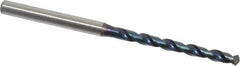 OSG - 1/8" 130° Vanadium High Speed Steel Jobber Drill - WD1 Finish, Right Hand Cut, Spiral Flute, Straight Shank, 68mm OAL, Faceted Point - First Tool & Supply