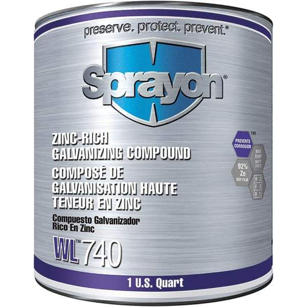 Sprayon - 32 oz Zinc Cold Galvanizing Compound - Comes in Can - First Tool & Supply