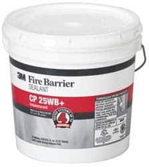 3M - 2 Gal Pail Red Acrylic & Latex Joint Sealant - -20 to 180°F Operating Temp, 10 min Tack Free Dry Time, Series CP 25WB - First Tool & Supply