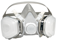 Half Facepiece Disposable Respirator Assembly; Medium 12/cs - First Tool & Supply