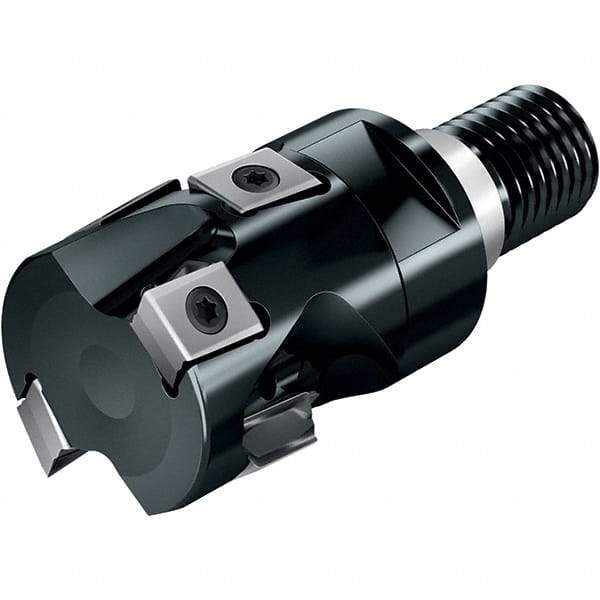 Walter - 40mm Cut Diam, 34mm Max Depth of Cut, Indexable Square Shoulder Helical End Mill - Multiple Insert Styles, T36 Modular Connection, 90° Lead Angle, Through Coolant - First Tool & Supply