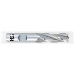 1 Dia. x 4-1/8 Overall Length 3-Flute Square End HSS-CO SE End Mill-Round Shank-Center Cutting-Uncoated - First Tool & Supply