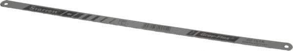 Starrett - 12" Long, 18 Teeth per Inch, Carbon Steel Hand Hacksaw Blade - Toothed Edge, 1/2" Wide x 0.025" Thick, Flexible - First Tool & Supply