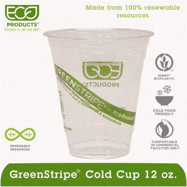 ECO PRODUCTS - Renewable & Compostable Cold Cups - 12 oz - Clear - First Tool & Supply