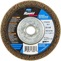 Norton - Deburring Wheels Wheel Type: 27 Wheel Diameter (Inch): 4.5 - First Tool & Supply