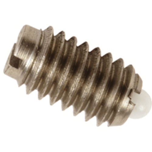 End Force Spring Plunger-Short - 0.75 lbs Initial End Force, 2.5 lbs Final End Force (10–32 Thread) - First Tool & Supply