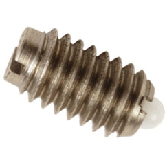 End Force Spring Plunger-Short - 0.50 lbs Initial End Force, 1.5 lbs Final End Force (8–32 Thread) - First Tool & Supply