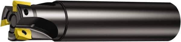 Sandvik Coromant - 3/4" Cut Diam, 5.8mm Max Depth of Cut, 3/4" Shank Diam, 110mm OAL, Indexable Square Shoulder End Mill - 390R-070204E-ML Inserts, Cylindrical Shank, 90° Lead Angle, Through Coolant, Series CoroMill 390 - First Tool & Supply