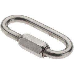 Value Collection - Stainless Steel Quick Link - 3/16" Diameter, 800 Lb Load Limit - First Tool & Supply