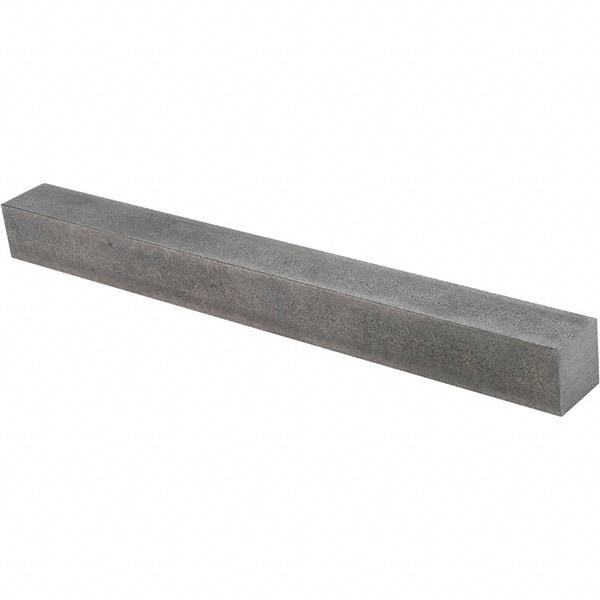 Value Collection - 12" Long x 1-1/4" High x 1-1/4" Wide, Plain Steel Undersized Key Stock - Cold Drawn Steel - First Tool & Supply