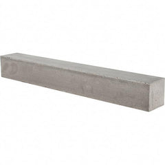 Value Collection - 12" Long x 1-1/2" High x 1-1/2" Wide, Plain Steel Oversized Key Stock - Cold Drawn Steel - First Tool & Supply