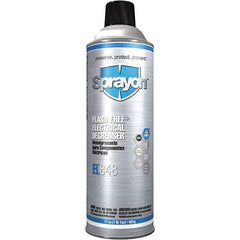 Sprayon - 16 Ounce Aerosol Electrical Grade Cleaner/Degreaser - Nonflammable, Plastic Safe - First Tool & Supply