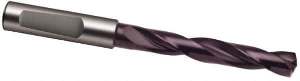 Guhring - 13mm 140° Solid Carbide Jobber Drill - FIREX Finish, Right Hand Cut, Spiral Flute, 124mm OAL, SU Point - First Tool & Supply