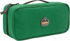 Ergodyne - 1 Pocket Green Polyester Tool Bag - 10" Wide x 4-1/2" Deep x 3" High - First Tool & Supply