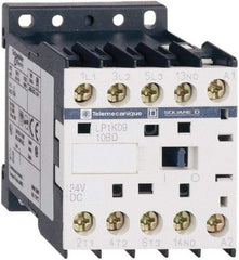 Schneider Electric - 3 Pole, 24 Coil VDC, 6 Amp at 440 VAC, Nonreversible IEC Contactor - BS 5424, CSA, IEC 60947, NF C 63-110, RoHS Compliant, UL Listed, VDE 0660 - First Tool & Supply