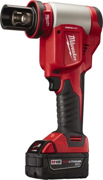 Milwaukee Tool - 20 Piece, 1-1/2 to 2" Punch Hole Diam, Power Knockout Set - First Tool & Supply