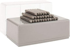 C.H. Hanson - 27 Piece, 1/8" Character Steel Stamp Set - Letters, Standard - First Tool & Supply