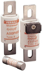 Ferraz Shawmut - 450 VDC, 500 VAC, 325 Amp, Fast-Acting Semiconductor/High Speed Fuse - Bolt-on Mount, 4-11/32" OAL, 100 at AC, 79 at DC kA Rating, 1-1/2" Diam - First Tool & Supply