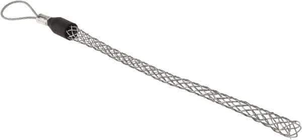 Hubbell Wiring Device-Kellems - Flexible Eye, Single Weave Mesh, Steel Wire Pulling Grip - 10" Mesh, 0.63 to 0.74" Cable Diam - First Tool & Supply