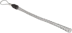 Hubbell Wiring Device-Kellems - Flexible Eye, Single Weave Mesh, Steel Wire Pulling Grip - 10" Mesh, 0.63 to 0.74" Cable Diam - First Tool & Supply