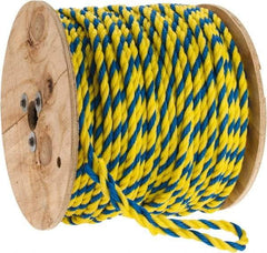 Ideal - 600 Ft. Long, 466 Lb. Load, Polypropylene Rope - 1/2 Inch Diameter, 3,780 Lb. Breaking Strength - First Tool & Supply