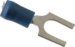 Thomas & Betts - 1/4" Stud, 18 to 14 AWG Compatible, Partially Insulated, Crimp Connection, Standard Fork Terminal - First Tool & Supply