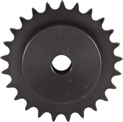 U.S. Tsubaki - 23 Teeth, 3/4" Chain Pitch, Chain Size 60, Plain Bore Sprocket - 3/4" Bore Diam, 5.508" Pitch Diam, 5.91" Outside Diam - First Tool & Supply