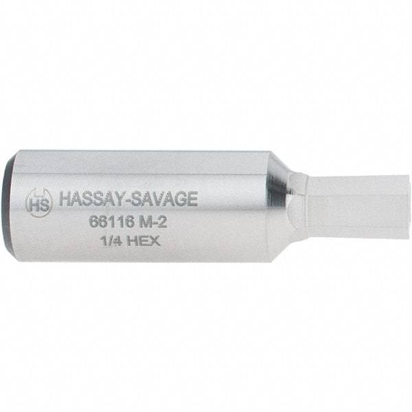 Hassay-Savage - 1/4" Hexagon Rotary Broach - 3/8" Depth of Cut, 1/2" Shank - First Tool & Supply