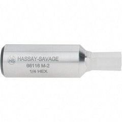 Hassay-Savage - 1/4" Hexagon Rotary Broach - 3/8" Depth of Cut, 1/2" Shank - First Tool & Supply