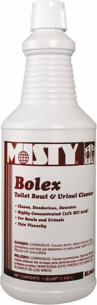 Misty - 32 oz Bottle Liquid Toilet Bowl Cleaner - Wintergreen Scent, Nonacidic, Toilets - First Tool & Supply