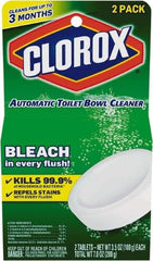 Clorox - 3.5 oz Tablet Solid Toilet Bowl Cleaner - Unscented Scent, Disinfectant, Bathroom Surfaces - First Tool & Supply