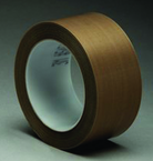 List 5451 1/2" x 36 yds PTFE Glass Cloth Tape - Brown - First Tool & Supply