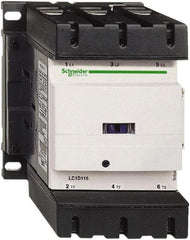 Schneider Electric - 3 Pole, 110 Coil VAC at 50/60 Hz, 115 Amp at 440 VAC, Nonreversible IEC Contactor - Bureau Veritas, CCC, CSA, CSA C22.2 No. 14, DNV, EN/IEC 60947-4-1, EN/IEC 60947-5-1, GL, GOST, LROS, RINA, RoHS Compliant, UL 508, UL Listed - First Tool & Supply