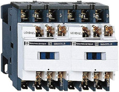 Schneider Electric - 3 Pole, 24 Coil VAC at 50/60 Hz, 9 Amp at 440 VAC, Reversible IEC Contactor - 1 Phase hp: 0.5 at 115 VAC, 1 at 230/240 VAC, 3 Phase hp: 2 at 200/208 VAC, 2 at 230/240 VAC, 5 at 460/480 VAC, 7.5 at 575/600 VAC - First Tool & Supply