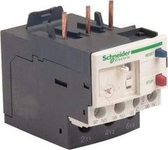 Schneider Electric - 3 Pole, NEMA Size 00-1, 2.5 to 4 Amp, 690 VAC, Thermal NEMA Overload Relay - Trip Class 20, For Use with LC1D09, LC1D12, LC1D18, LC1D25, LC1D32 and LC1D38 - First Tool & Supply