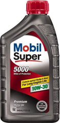 Mobil - 1 Quart Conventional Oil - Grade 10W-30 - First Tool & Supply