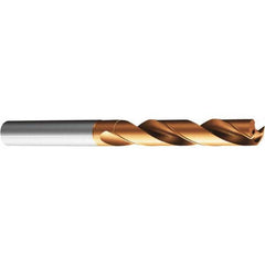 Sandvik Coromant - 9.3mm 144° Spiral Flute Solid Carbide Screw Machine Drill Bit - First Tool & Supply