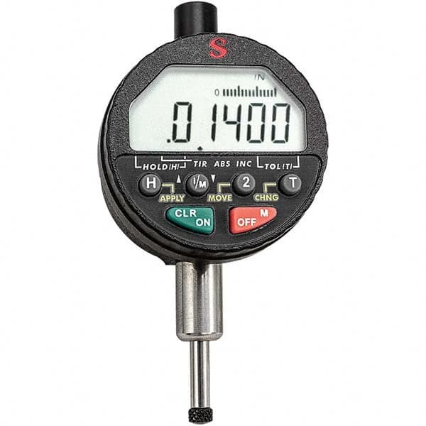 Starrett - Electronic Test Indicators Resolution (Decimal Inch): 0.00005 Minimum Measurement (Decimal Inch): 0.0000 - First Tool & Supply