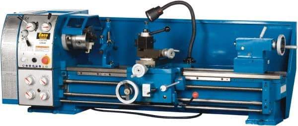 Enco - 12" Swing, 36" Between Centers, 220 Volt, Single Phase Bench Lathe - 5MT Taper, 1-1/2 hp, 65 to 1,810 RPM, 1-1/2" Bore Diam, 750mm Deep x 580mm High x 1,676mm Long - First Tool & Supply