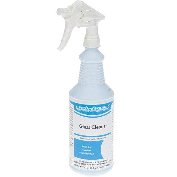 PRO-SOURCE - 32 oz Spray Bottle Clean/Fresh Glass Cleaner - Use on Glass & Mirror - First Tool & Supply