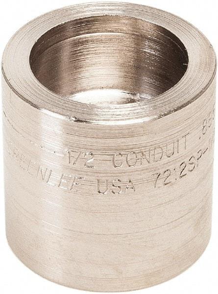 Greenlee - 1/2" Conduit Round Die - 0.885" Hole Diam - First Tool & Supply