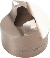 Greenlee - 1-1/4" Conduit Round Punch - 1.7" Hole Diam - First Tool & Supply