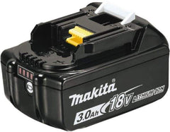 Makita - 18 Volt Lithium-Ion Power Tool Battery - 3 Ahr Capacity, 30 min Charge Time, Series LXT - First Tool & Supply