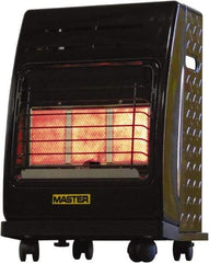 Master - 6,600 to 18,000 BTU, Portable Propane Heater - 20 Lb Fuel Capacity, 15.4" Long x 19.3" Wide x 23-5/8" High - First Tool & Supply