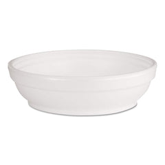 DART - Paper & Plastic Cups, Plates, Bowls & Utensils; Breakroom Accessory Type: Bowls ; Breakroom Accessory Description: Dinnerware-Bowl; Foam ; Color: White - Exact Industrial Supply