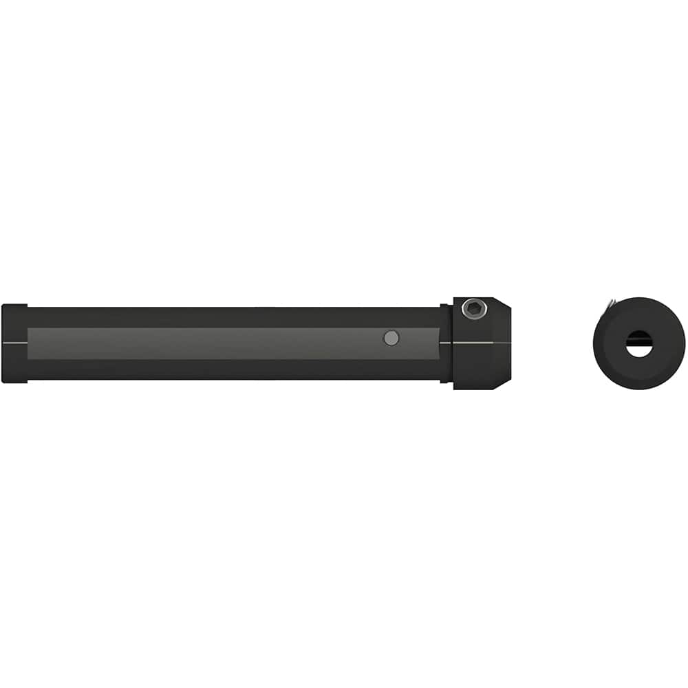 Micro 100 - Boring & Grooving Bar Holders; Inside Diameter (Inch): 3/8 ; Inside Diameter (Decimal Inch): 0.3750 ; Outside Diameter (Decimal Inch): 1.2500 ; Outside Diameter (Inch): 1-1/4 ; Overall Length (Decimal Inch): 5.80000 ; Through Coolant: Yes - Exact Industrial Supply