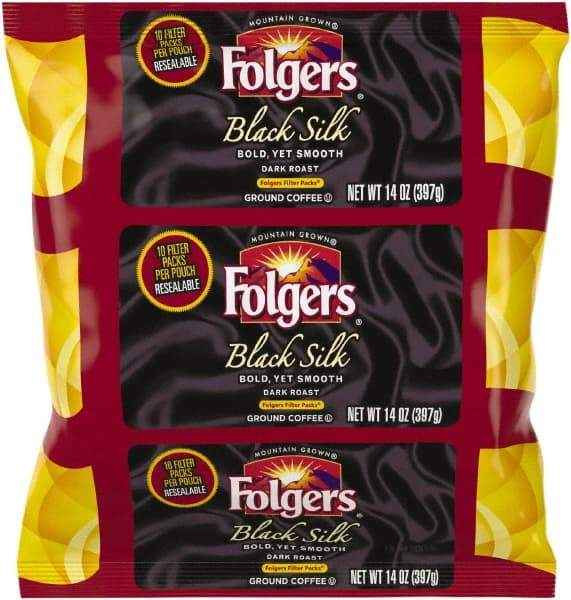 Folgers - Coffee Filter Packs, Black Silk, 1.4 oz Pack, 40 Packs/Carton - First Tool & Supply