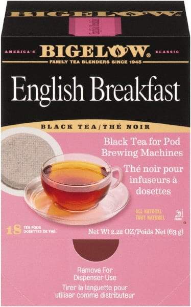 Bigelow - English Breakfast Tea Pods, 1.90 oz, 18/Box - First Tool & Supply